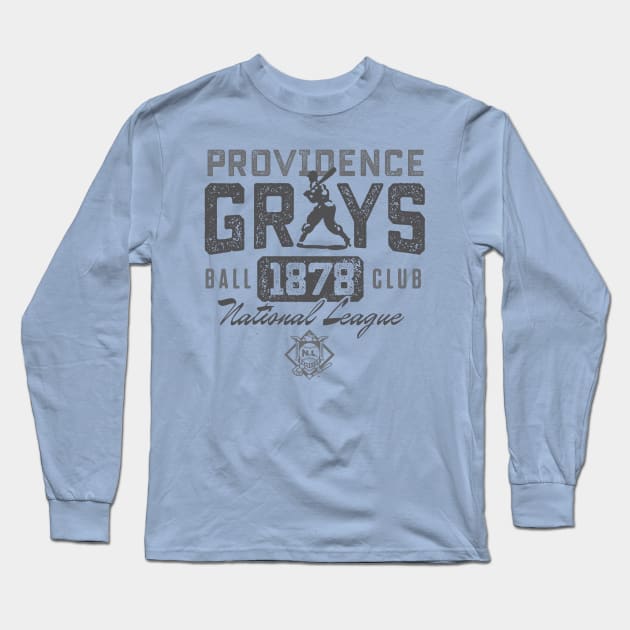 Providence Grays Long Sleeve T-Shirt by MindsparkCreative